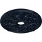 Ekena Millwork Jamie Ceiling Medallion (Fits Canopies up to 3 7/8"), 23 5/8"OD x 3 7/8"ID x 2 1/8"P, Midnight Dream CM23JAMDF - alternate 3